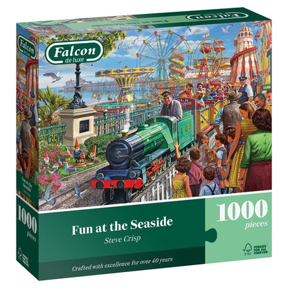 Falcon Deluxe 1000pc - Fun At The Seaside Puzzle