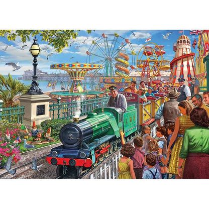 Falcon Deluxe 1000pc - Fun At The Seaside Puzzle