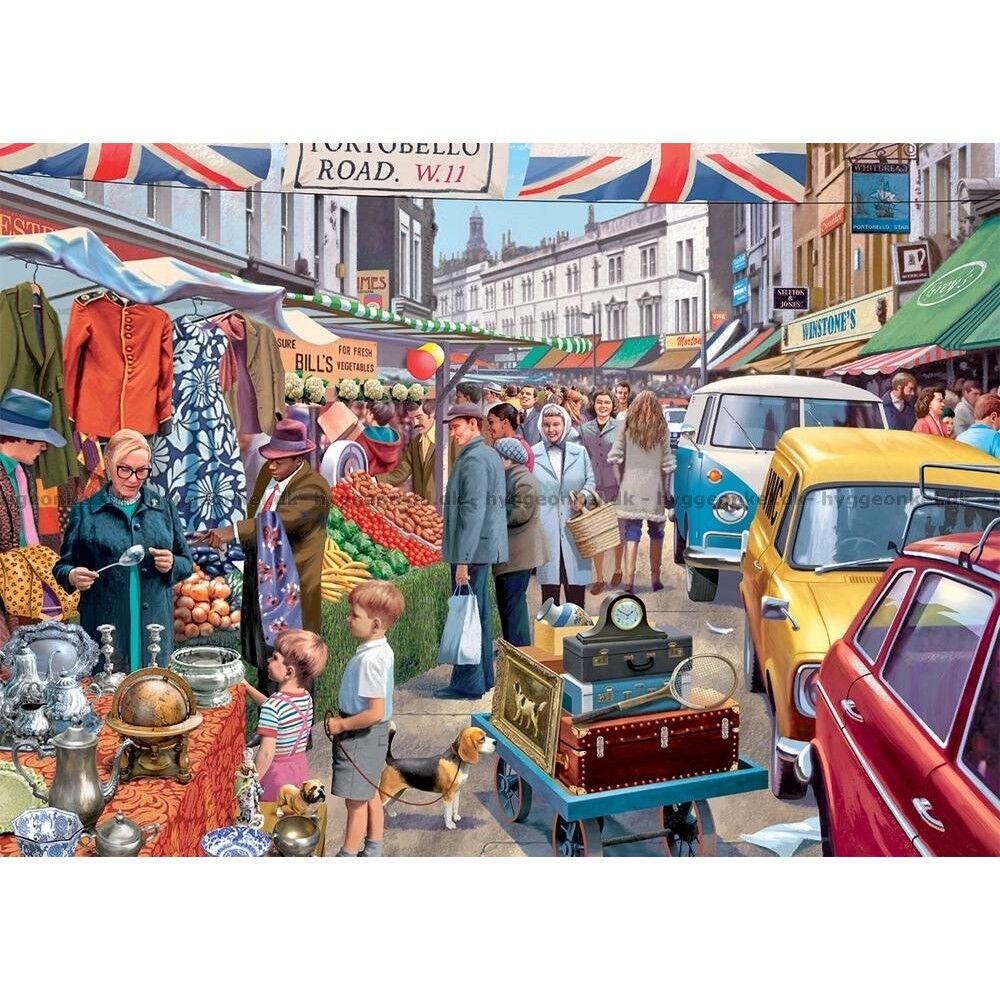 Falcon Deluxe 1000pc - Portobello Road Market Puzzle
