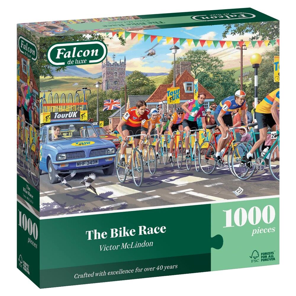Falcon Deluxe 1000pc - The Bicycle Race Puzzle