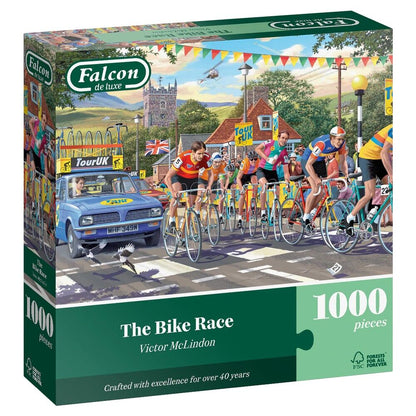 Falcon Deluxe 1000pc - The Bicycle Race Puzzle