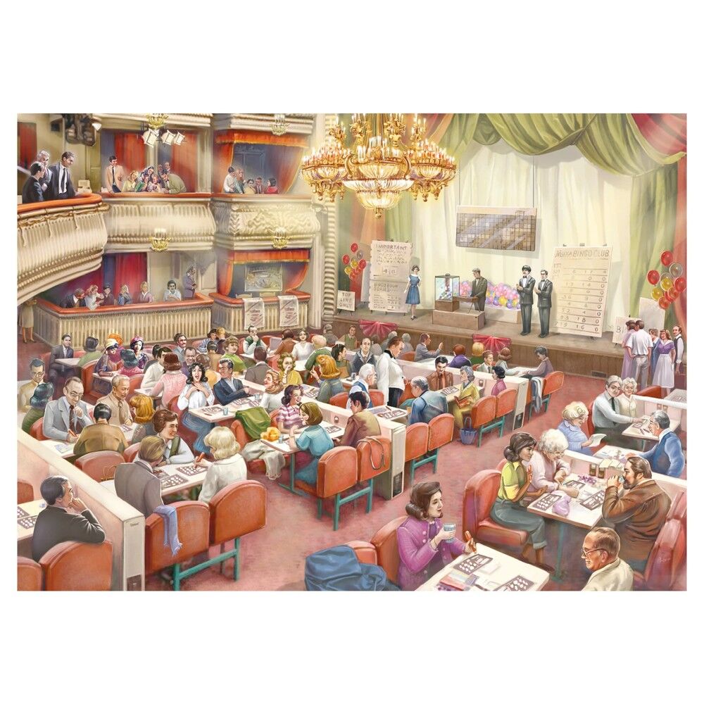 Falcon Deluxe 1000pc - The Bingo Hall Puzzle
