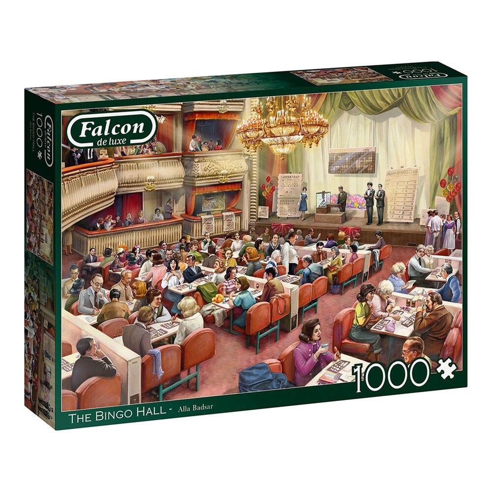 Falcon Deluxe 1000pc - The Bingo Hall Puzzle