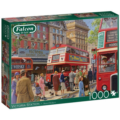 Falcon Deluxe 1000pc - Victoria Station Puzzle