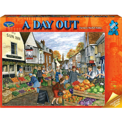 Holdson 1000pc - A Day Out - Farmers Market Today Puzzle