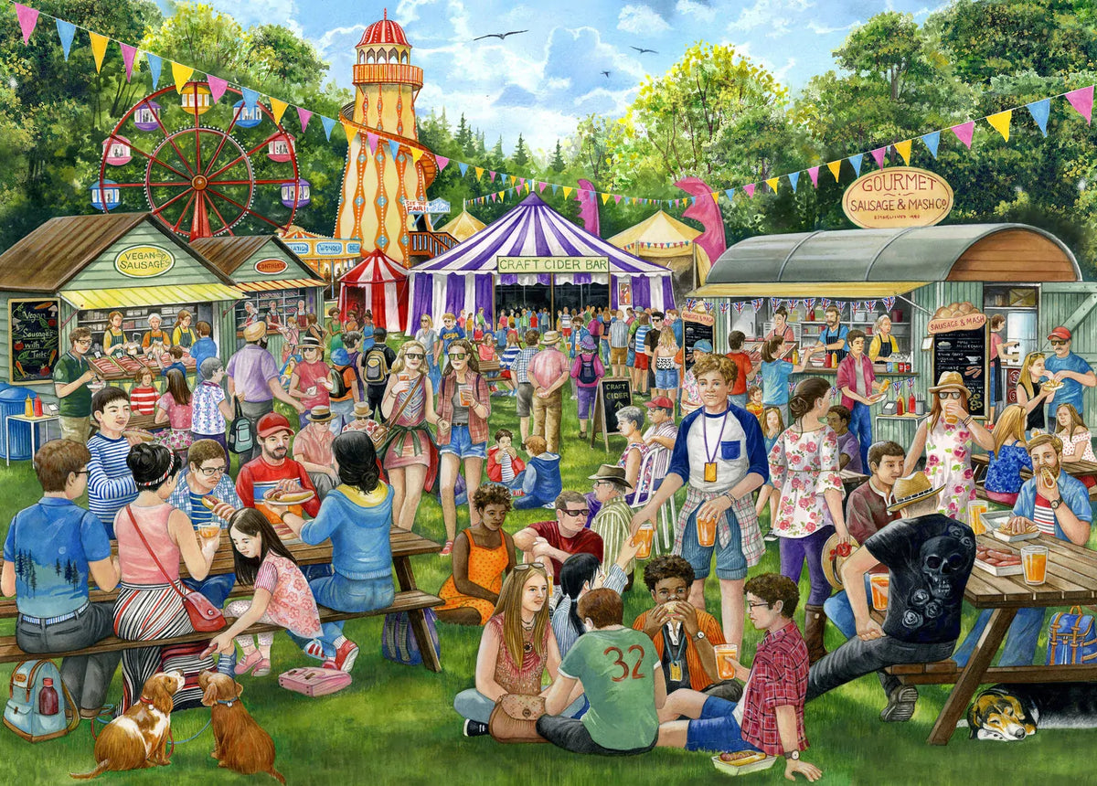 Holdson 1000pc - A Day Out Sausage & Cider Festival Puzzle