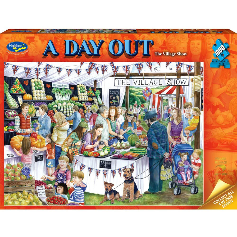 Holdson 1000pc - A Day Out - The Village Show Puzzle