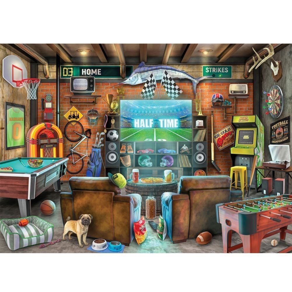 Holdson 1000pc - His & Hers Man Cave Puzzle