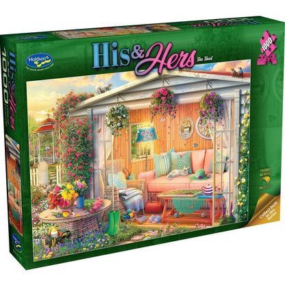 Holdson 1000pc - His & Hers She Shed Puzzle