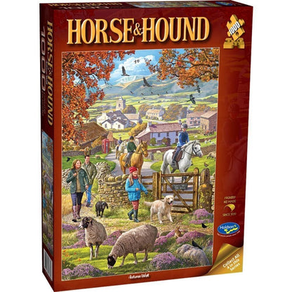 Holdson 1000pc - Horse & Hound Autumn Walk Puzzle