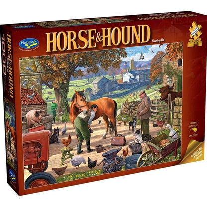 Holdson 1000pc - Horse & Hound Country Vet Puzzle