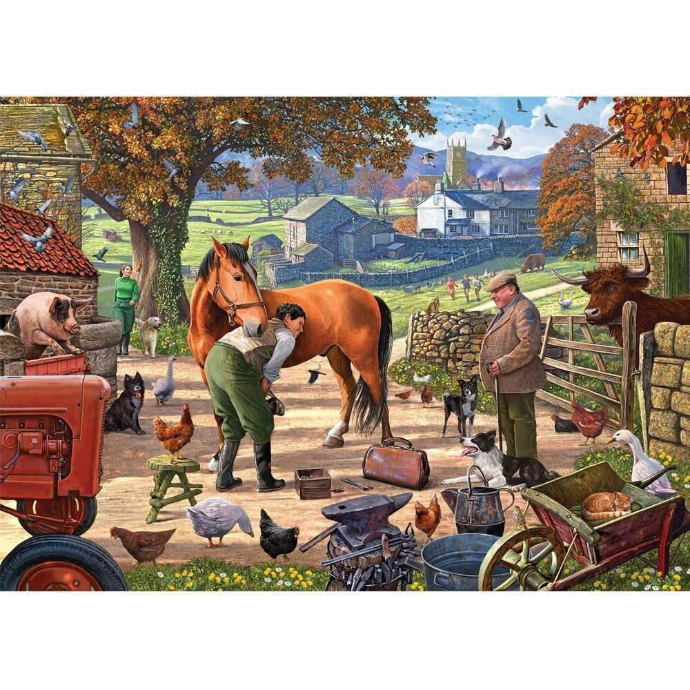Holdson 1000pc - Horse & Hound Country Vet Puzzle