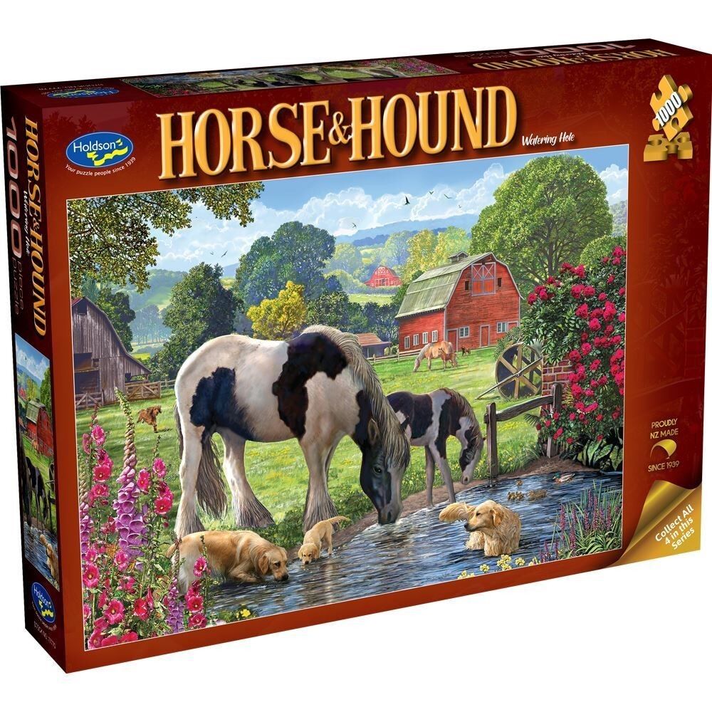 Holdson 1000pc - Horse & Hound Watering Hole Puzzle