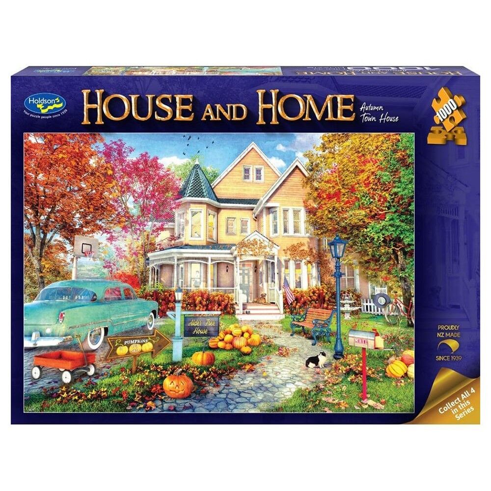 Holdson 1000pc - House & Home - Autumn Town House Puzzle