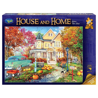 Holdson 1000pc - House & Home - Autumn Town House Puzzle