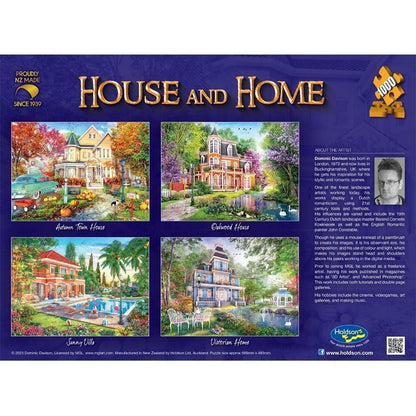 Holdson 1000pc - House & Home - Sunny Villa Puzzle