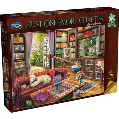 Holdson 1000pc - Just One More Chapter - Library Garden Puzzle