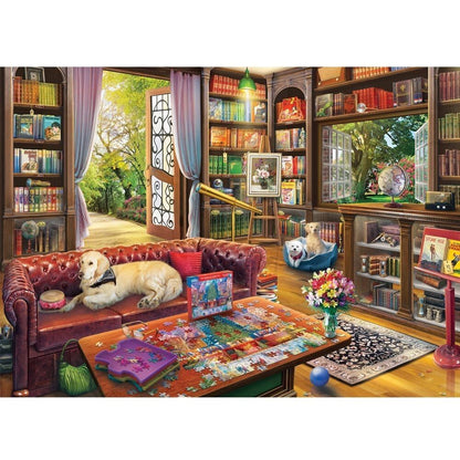 Holdson 1000pc - Just One More Chapter - Library Garden Puzzle