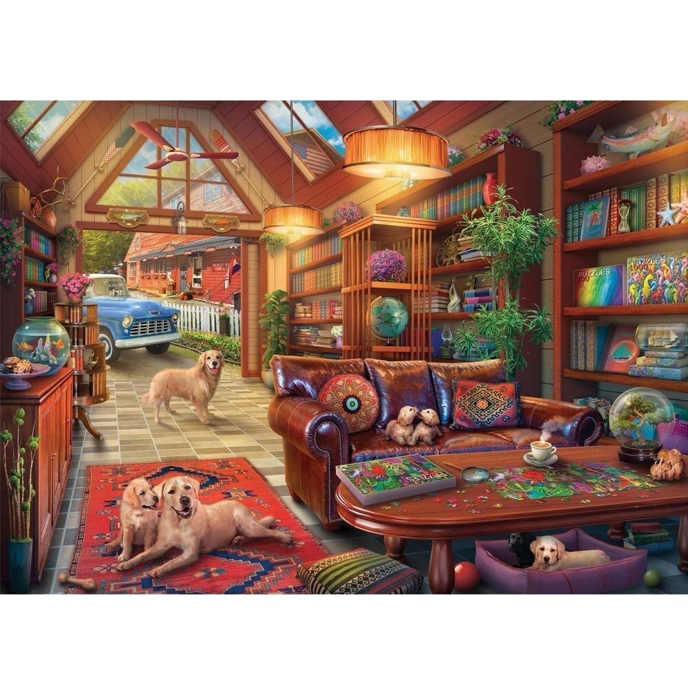 Holdson 1000pc - Just One More Chapter - Rustic Reading Puzzle