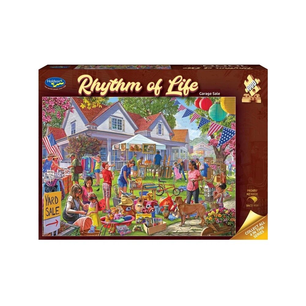 Holdson 1000pc - Rhythm of Life - Garage Sale Puzzle