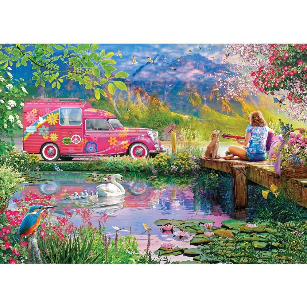 Holdson 1000pc - Road Less Travelled - Hippie Puzzle