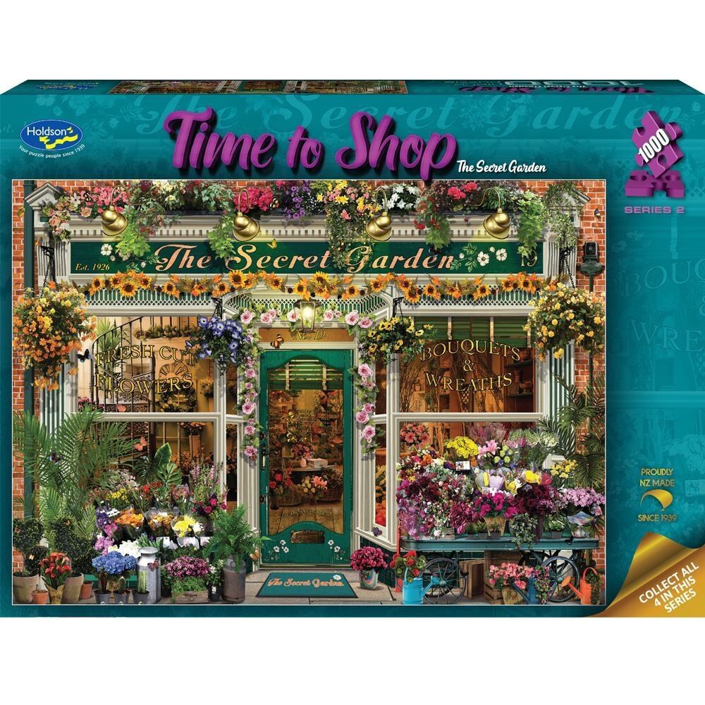 Holdson 1000pc - Time to Shop 2 - Secret Garden Puzzle