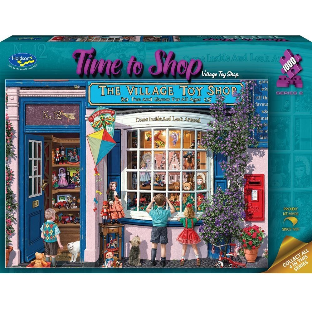 Holdson 1000pc - Time to Shop 2 - The Village Toy Shop Puzzle