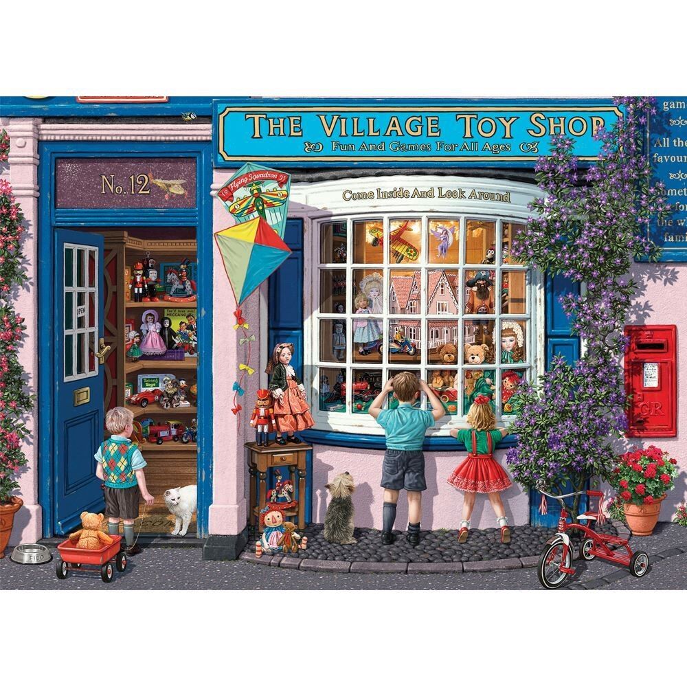 Holdson 1000pc - Time to Shop 2 - The Village Toy Shop Puzzle