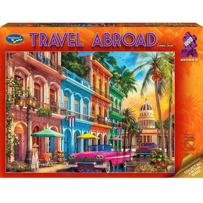 Holdson 1000pc - Travel Abroad 2 - Havana Sunset Puzzle