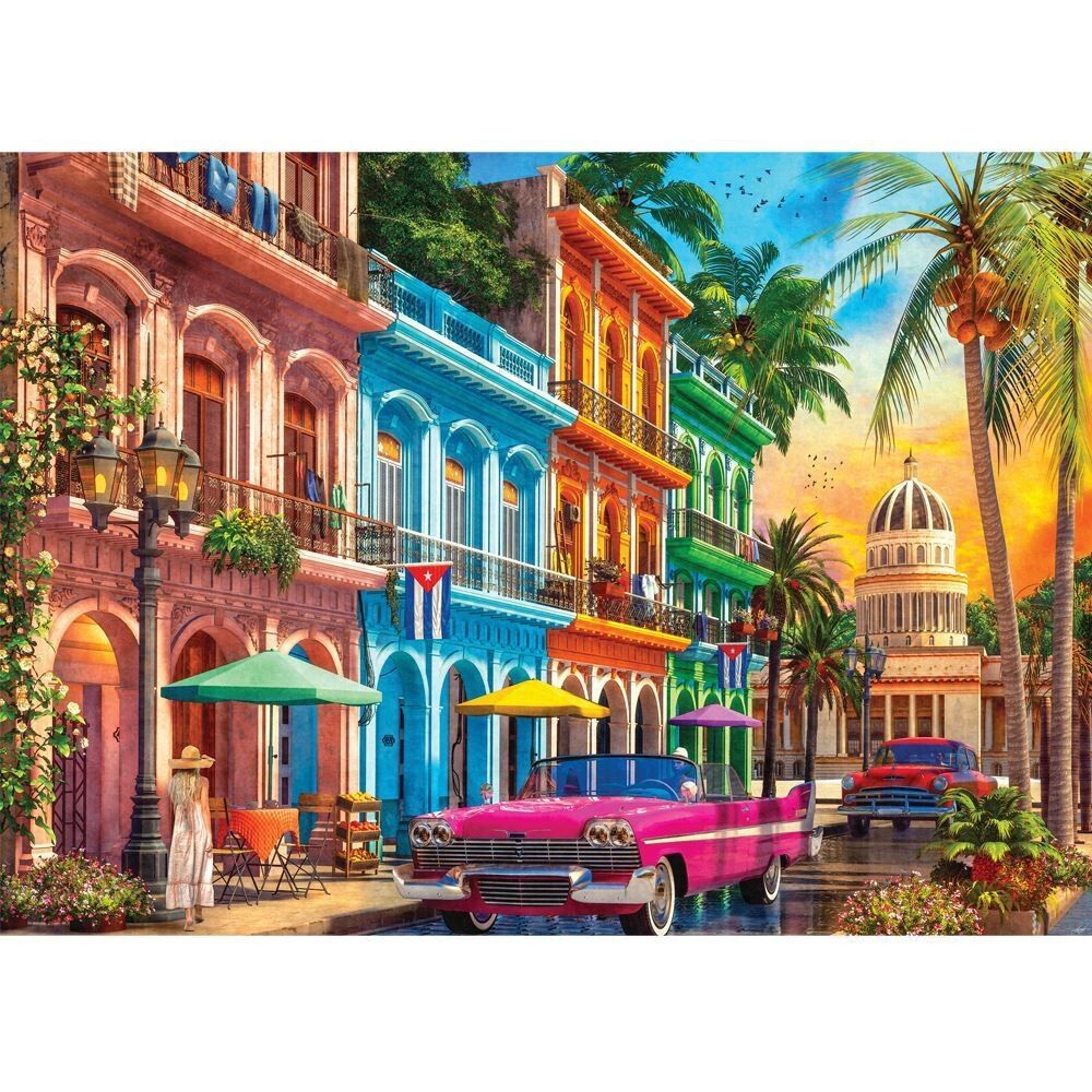 Holdson 1000pc - Travel Abroad 2 - Havana Sunset Puzzle