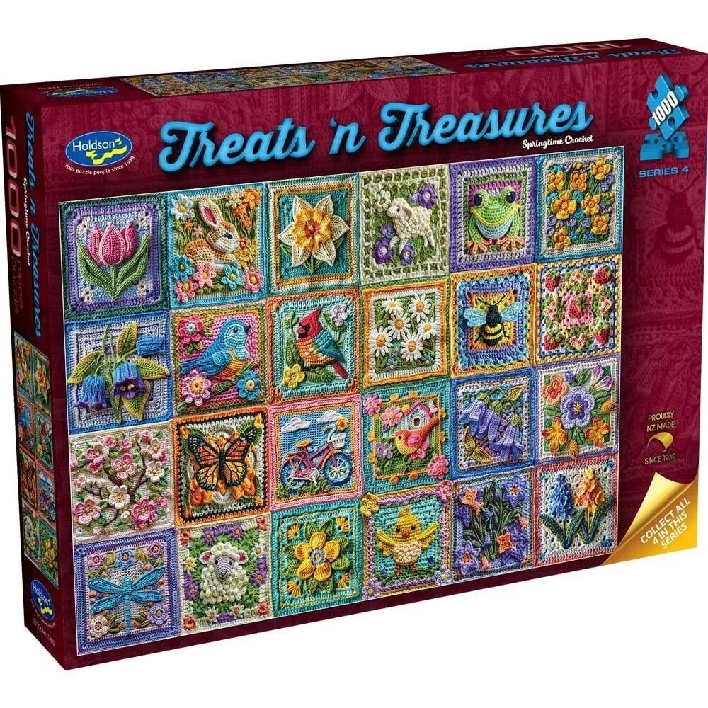 Holdson 1000pc - Treats & Treasures 4 - Crochet Puzzle