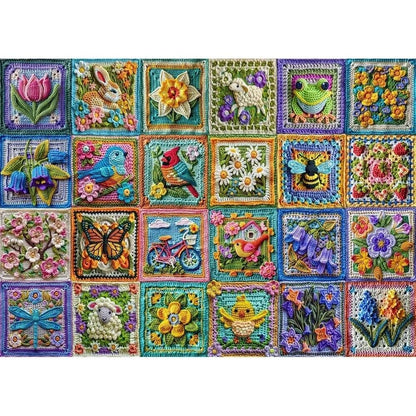 Holdson 1000pc - Treats & Treasures 4 - Crochet Puzzle