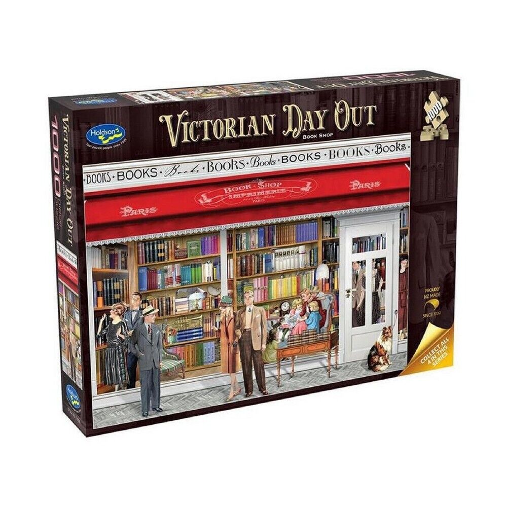 Holdson 1000pc - Victorian Day Out - Book Shop Puzzle