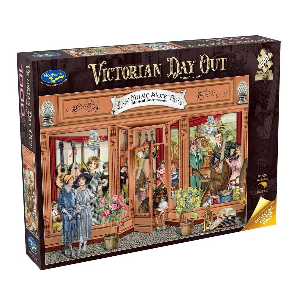 Holdson 1000pc - Victorian Day Out - Music Store Puzzle
