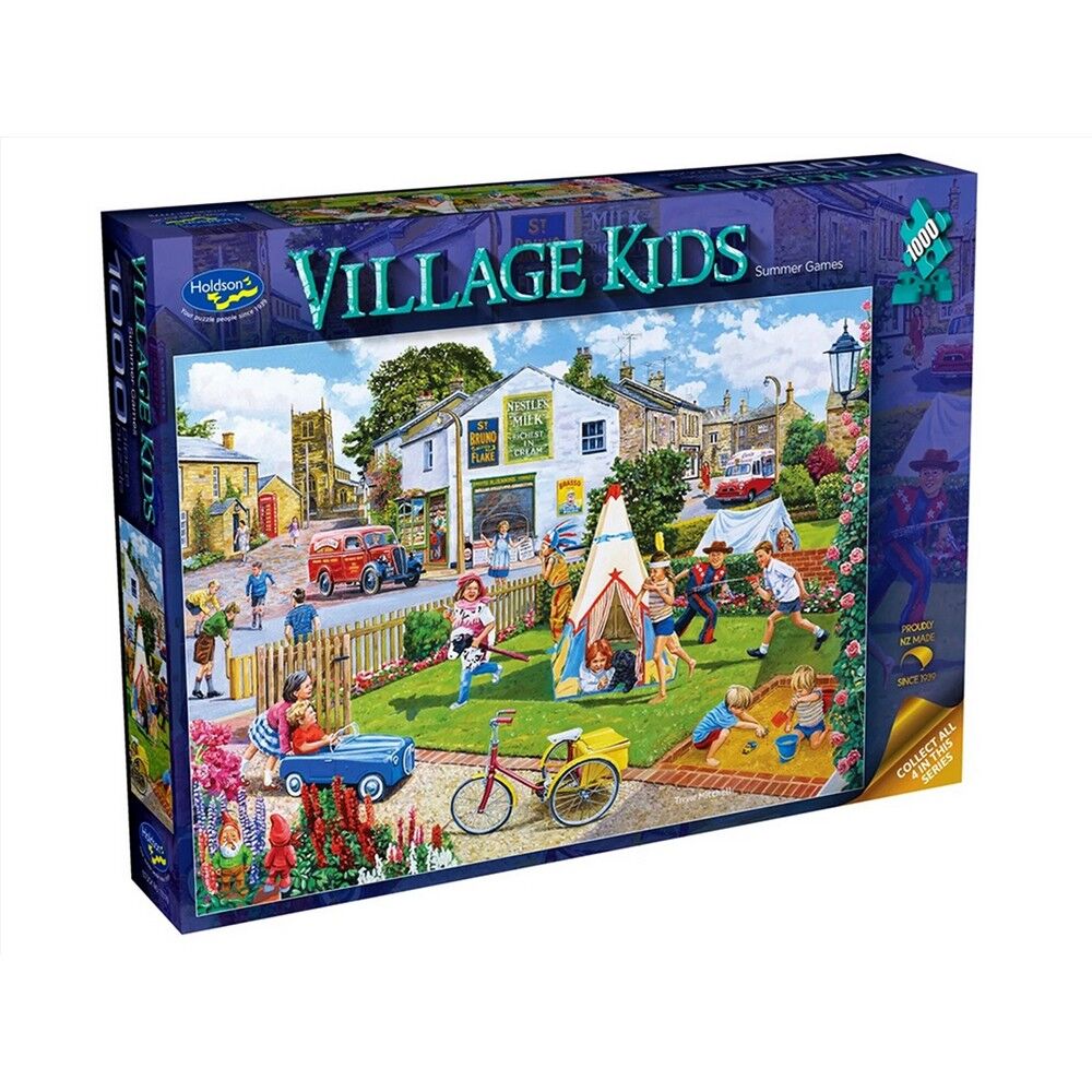 Holdson 1000pc - Village Kids Summer Games Puzzle