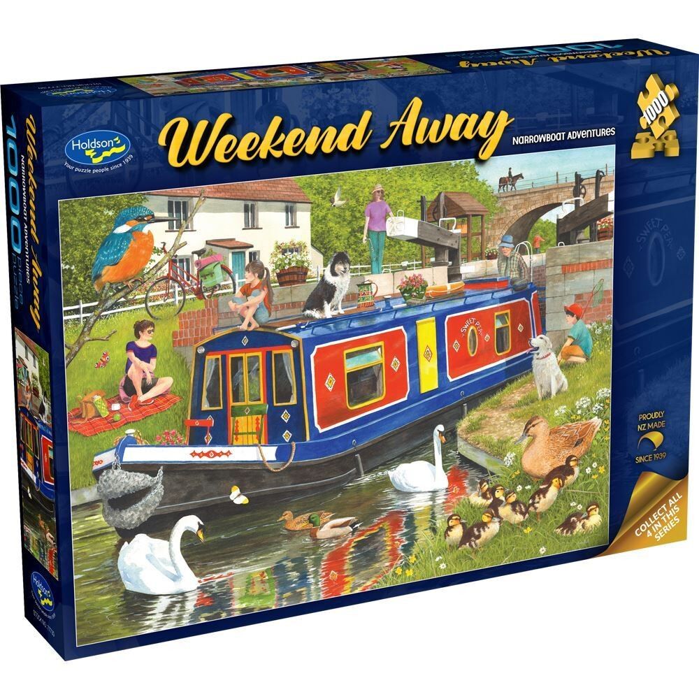 Holdson 1000pc - Weekend Away Narrowboat Puzzle