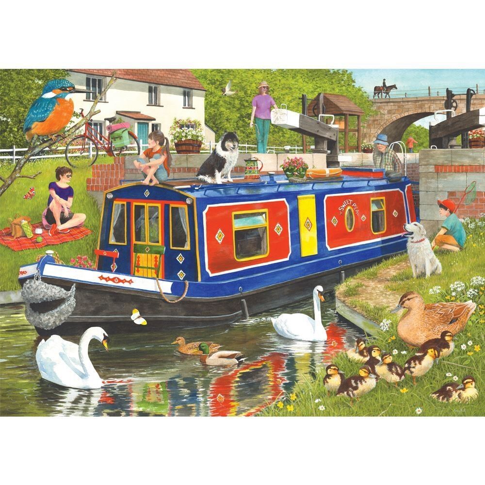 Holdson 1000pc - Weekend Away Narrowboat Puzzle