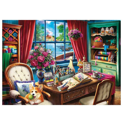 Holdson 1000pc - Window Wonderland 4 - Live, Love, Craft Puzzle