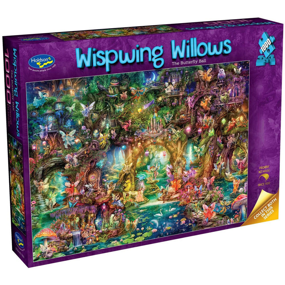 Holdson 1000pc - Wispwing Willows - Butterfly Puzzle