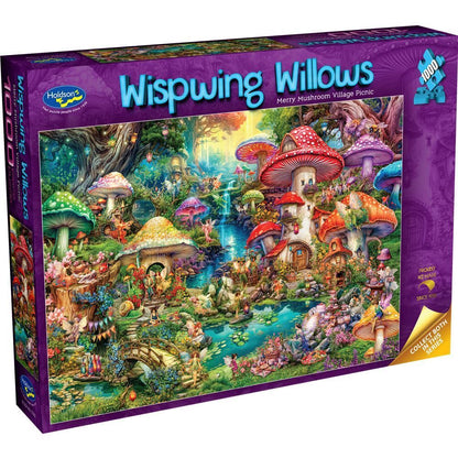 Holdson 1000pc - Wispwing Willows - Village Picnic Puzzle