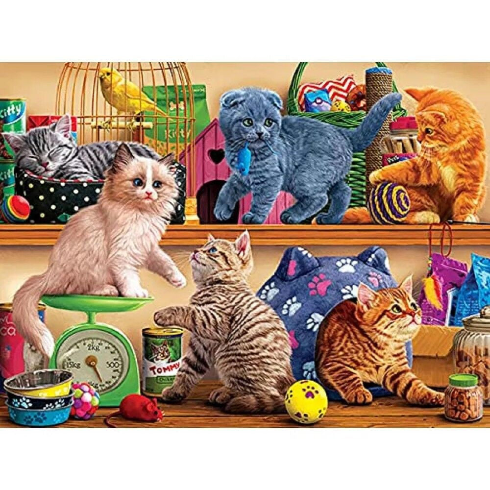 Sunsout 1000pc - Pet Shop Kittens Puzzle