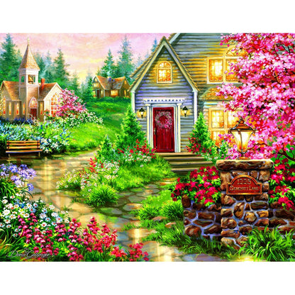 Sunsout 1000pc - Serenity Lane XL Piece Puzzle