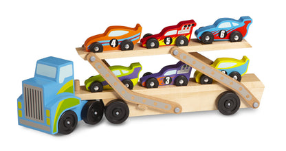 Melissa & Doug - Mega Race Car Carrier