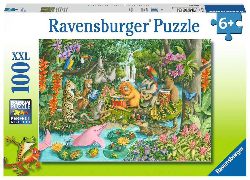 Ravensburger 100pc - Rainforest River Band Puzzle