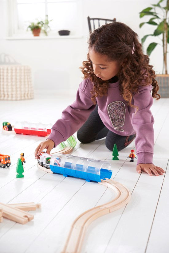 Brio - Travel Train and Tunnel, 3 pieces