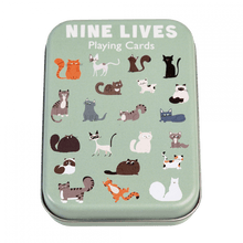 Rex London - Playing Cards in a Tin - Nine Lives