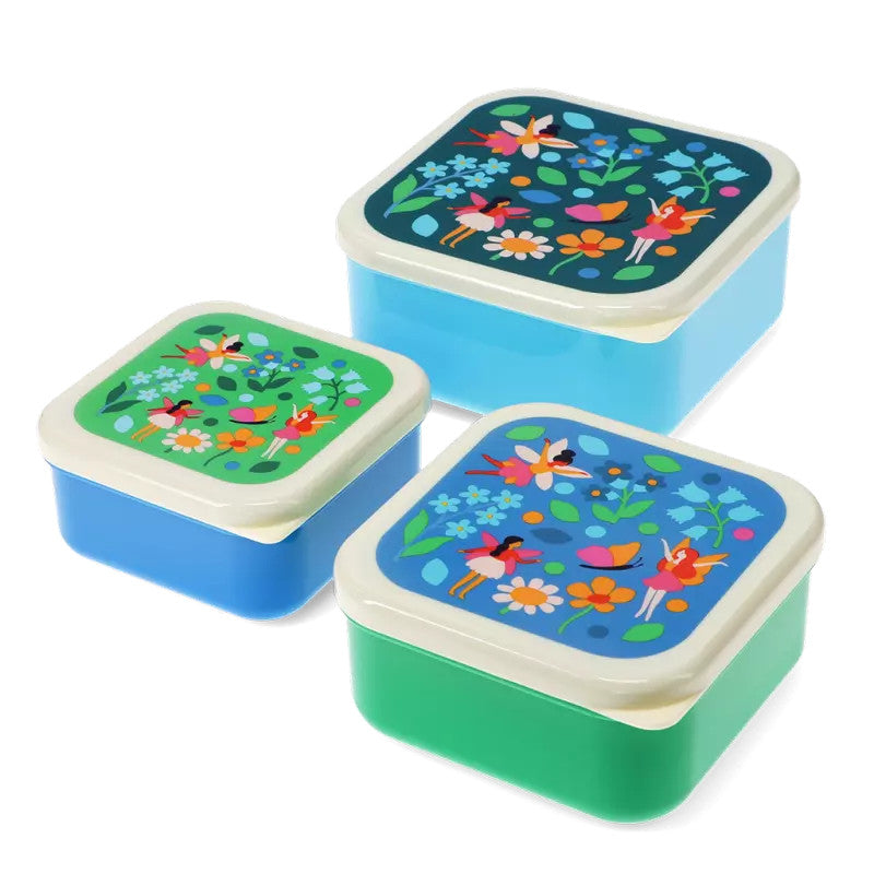 Rex London - Snack Boxes - Fairies in the Garden (Set of 3)