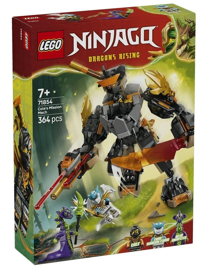 LEGO® Ninjago® - Cole's Mission Mech & Dragon Zane 71854