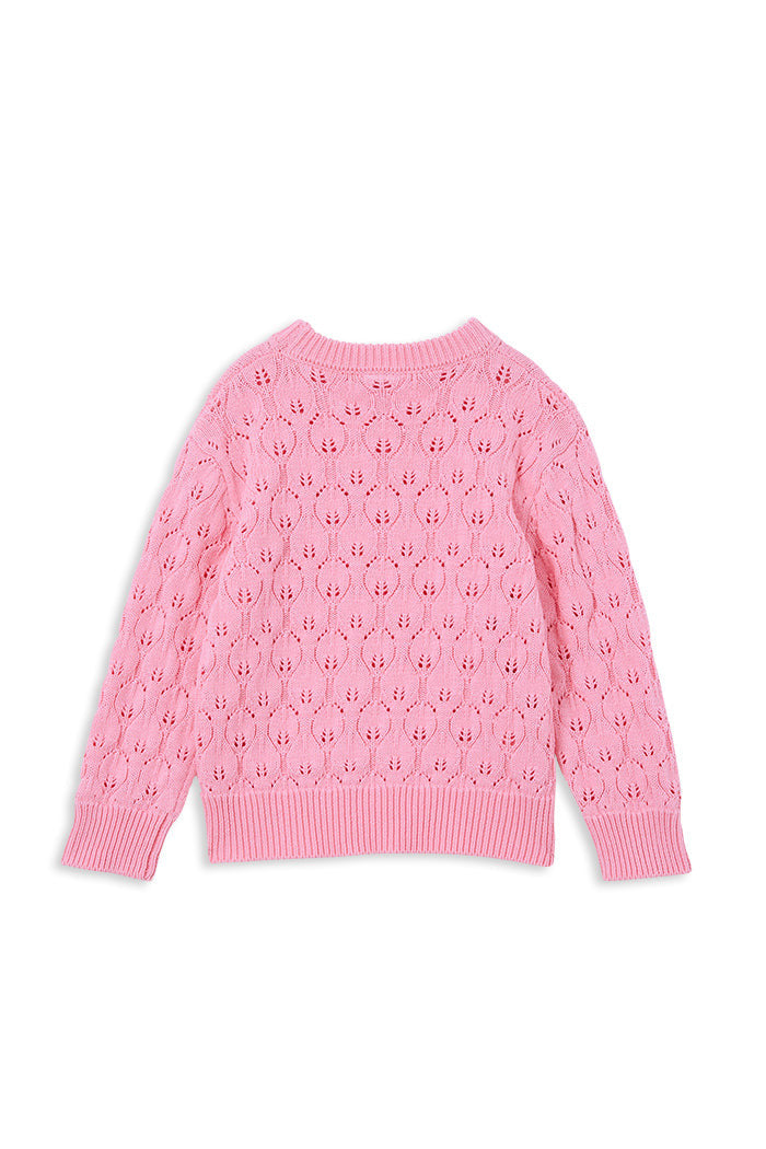 Milky - Bubblegum Knit Jumper (sizes 2-7)