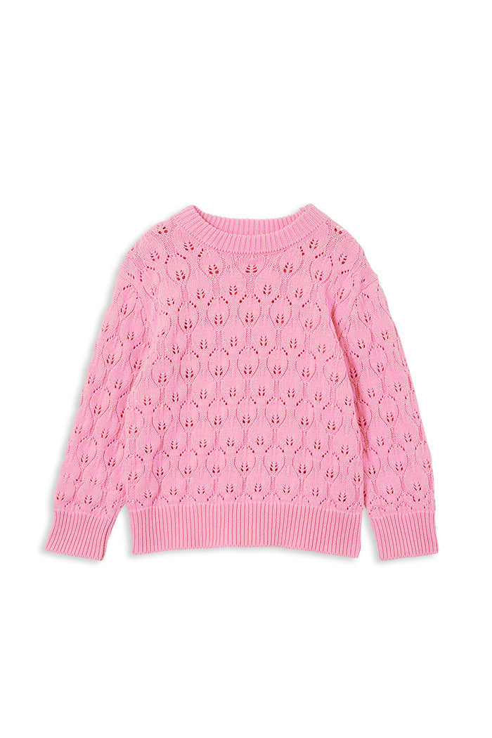Milky - Bubblegum Knit Jumper (sizes 2-7)